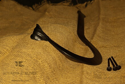 Seitlicher Rinnenhaken mit Blatt und Flügel für Durchmesser 200 mm
